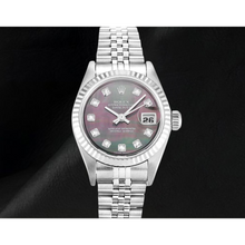 Rolex 26mm 2002 Year  Datejust Mother of Pearl Diamond Dial Watch