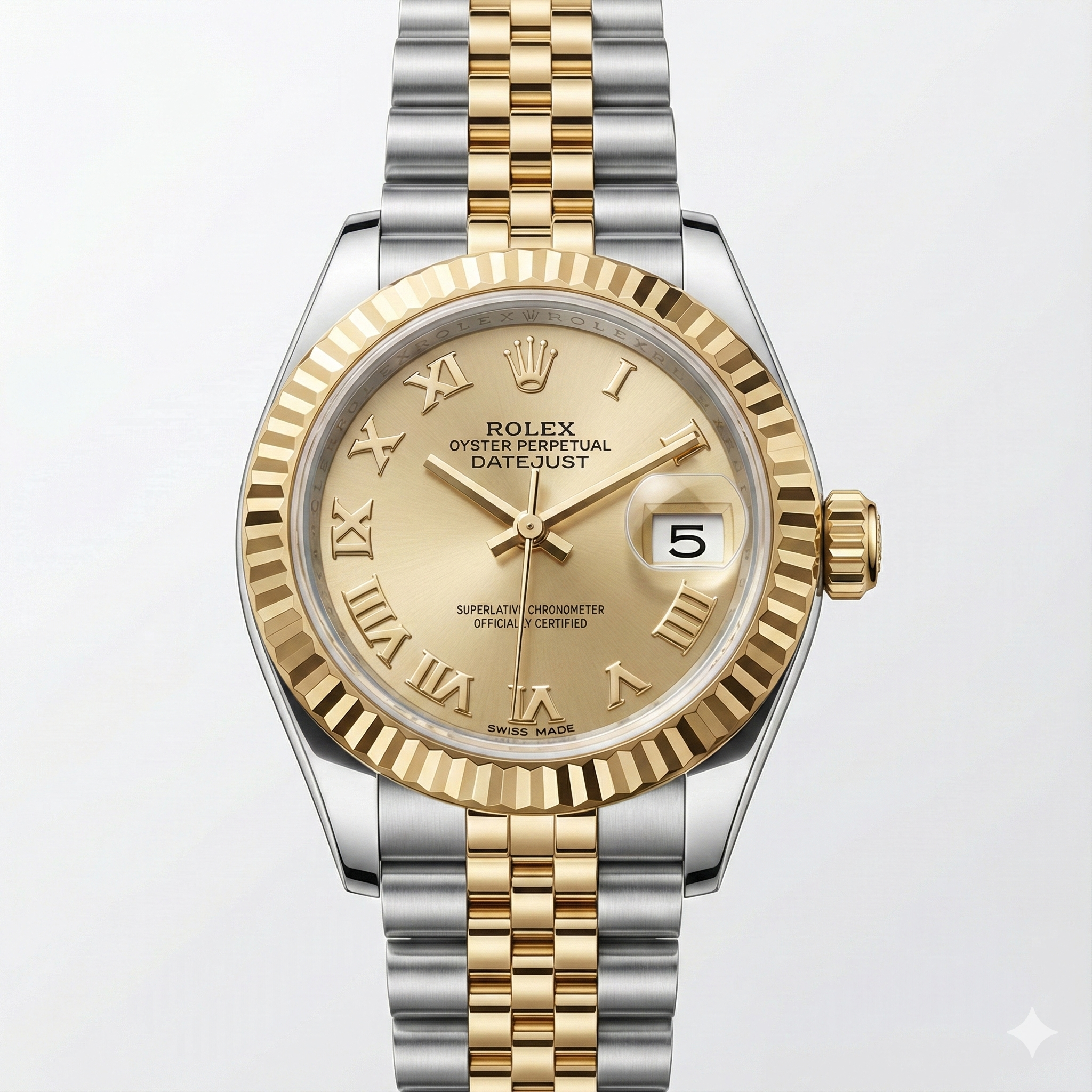 High-End Precious Stone Rolex ct – front view
