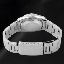 Rolex 31 mm Pink Mother of Pearl Diamond Dial Oyster Stainless Steel Watch