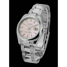 Rolex 31mm Date-just Pink Luminous Dial Ladies Watch