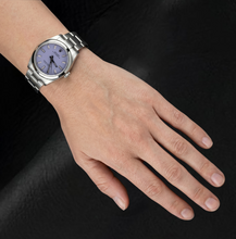 Rolex 36 mm Lavender Luminous Dial Stainless Steel Watch