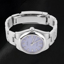 Rolex 36 mm Lavender Luminous Dial Stainless Steel Watch