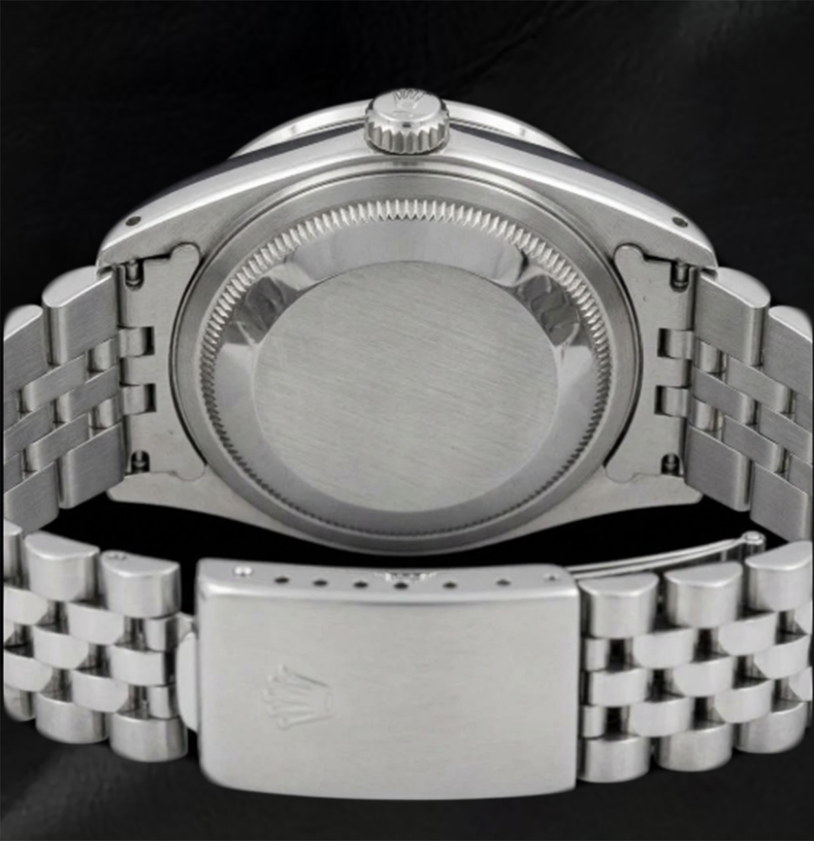 Rolex 36mm Datejust 16014 Blue Pattern Diamond Dial Stainless Steel Watch