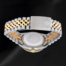 Rolex 36mm Datejust Roman Diamond Dial 1601 Two Tone Watch