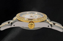 Rolex 6719 26 mm Two Tone Bracelet Mother Of Pearl Diamond Dial Ladies Watch
