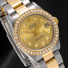 Rolex 68273 Datejust 31mm Champagne Diamond Dial Two Tone Watch