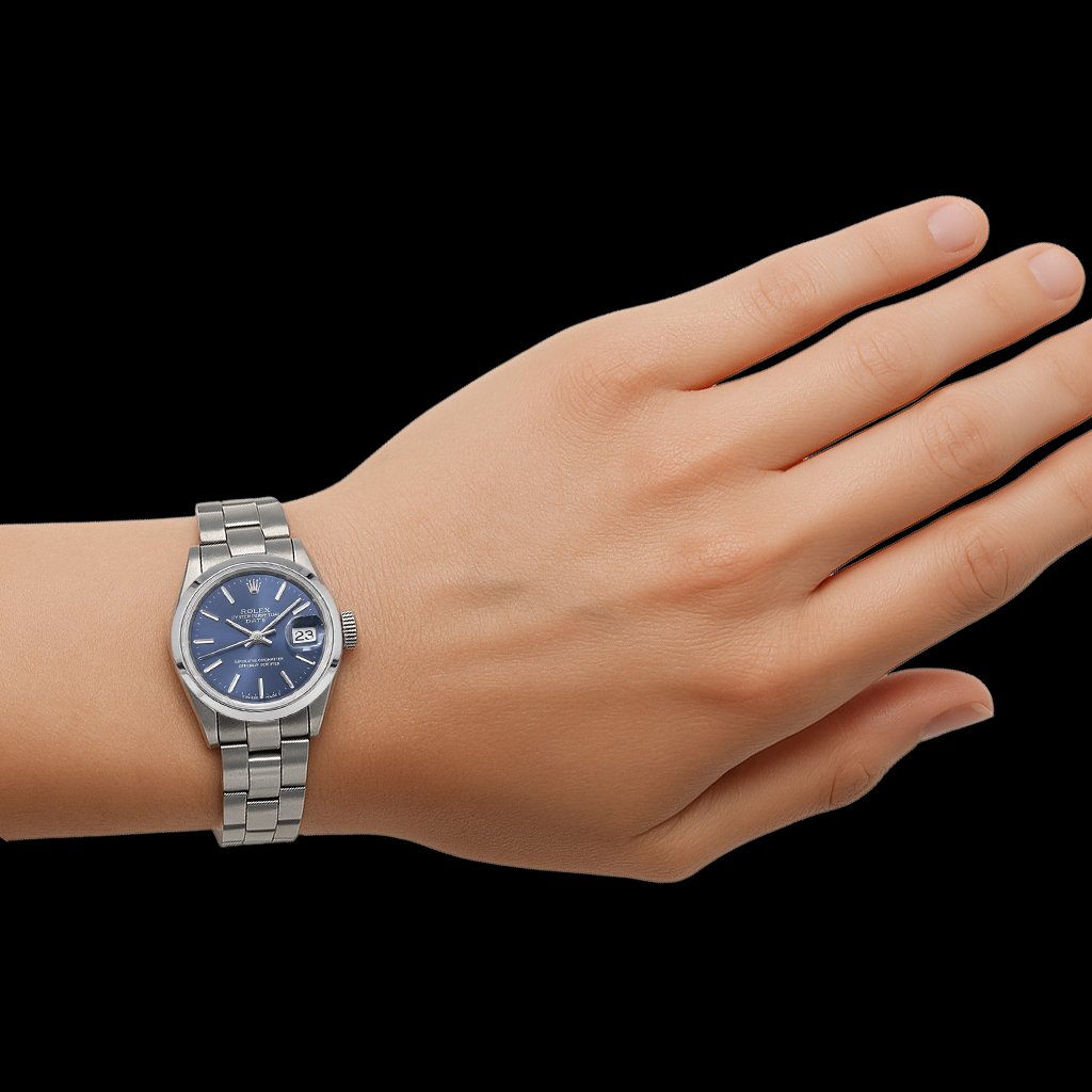 Rolex 69160 Oyster Perpetual Lady-Date 26MM Stainless Steel Watch P4