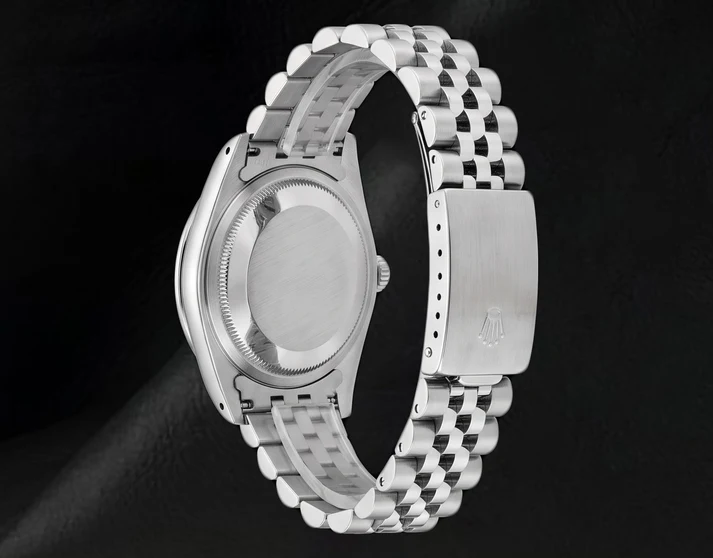 Rolex 6916 Datejust 26mm Red Diamond Dial Stainless Steel Diamond Bezel Watch