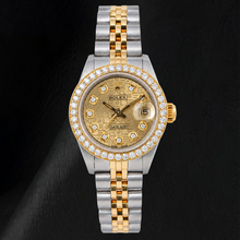 Rolex 6917 Datejust 26mm Champagne Jubilee Diamond Dial Two Tone Watch