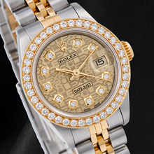 Rolex 6917 Datejust 26mm Champagne Jubilee Diamond Dial Two Tone Watch