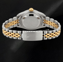 Rolex 6917 Datejust 26mm Red Diamond Dial Two Tone Watch