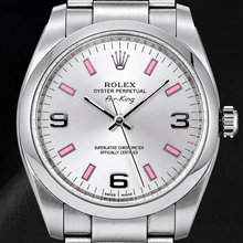 Rolex Air-King 114200 34mm Silver Arabic Dial Stainless Steel Watch