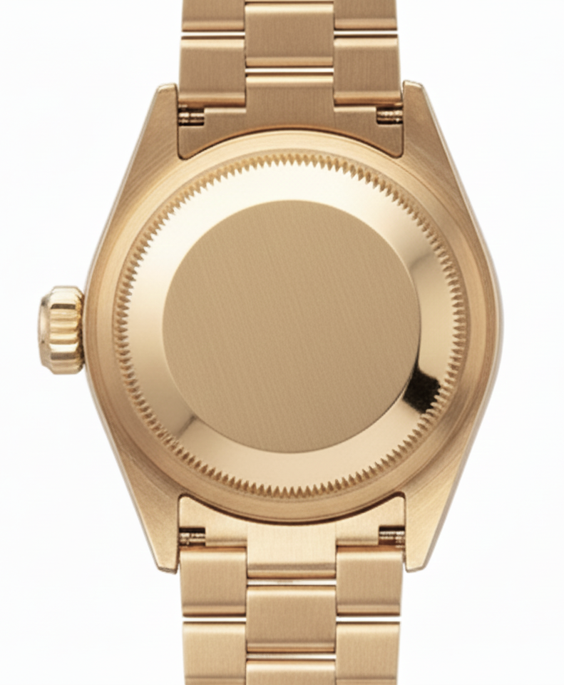 Rolex Champagne Stick Dial President Watch Dj Natural Earth Mined Diamond Bezel Yg