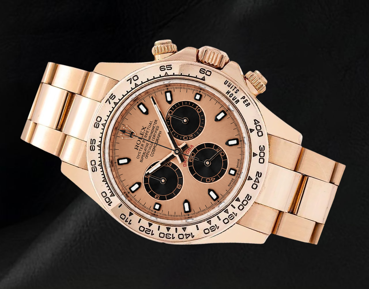 Rolex Cosmograph Daytona 116505 40mm Champagne Dial Rose Gold Watch