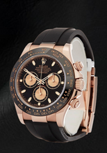 Rolex Cosmograph Daytona 116515LN 40mm Black Luminous Stick Dial Black Oysterflex Strap Watch