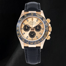 Rolex Cosmograph Daytona 116515LN 40mm Champagne Dial Black Oysterflex Strap