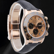 Rolex Cosmograph Daytona 116515LN 40mm Champagne Dial Black Oysterflex Strap
