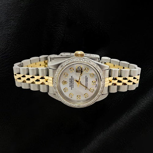 18k Yellow Gold & Steel