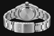 Rolex Date 1500 34mm White Mother Of Pearl Diamond Dial Stainless Steel