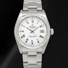 Rolex Date 1500 White Roman Dial 34mm Stainless Steel Watch