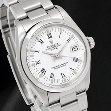 Rolex Date 1500 White Roman Dial 34mm Stainless Steel Watch