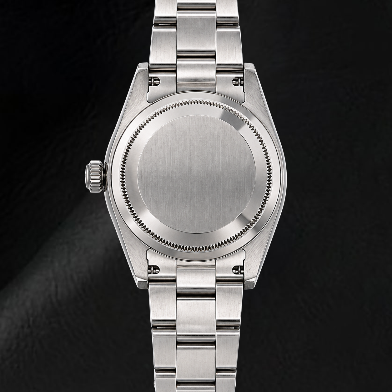 Rolex Date 15010 34mm Silver Diamond Dial Stainless Steel Watch