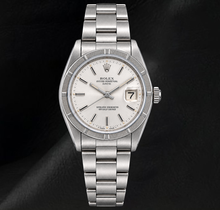 Rolex Date 1501 34mm Silver Stick Dial Stainless Steel Watch