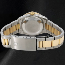 Rolex Date 1505 34mm Red Diamond Dial Jubilee Bracelet Two Tone Watch