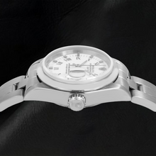 Rolex Date 6916 26mm White Roman Dial Stainless Steel Oyster Bracelet Watch