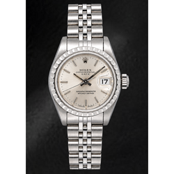 Rolex Date 6924 26mm Silver Dial Stainless Steel Jubilee Bracelet Watch