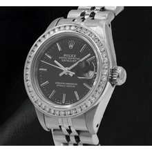 Rolex Date Just Ladies Watch Diamond Bezel Datejust