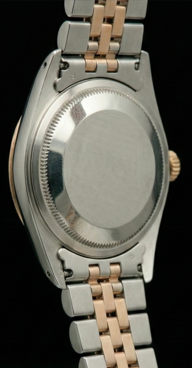 Rolex Date Just Women Watch Ss & Yellow Gold Fluted Bezel