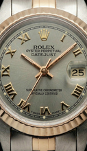 Rolex Date Just Women Watch Ss & Yellow Gold Fluted Bezel