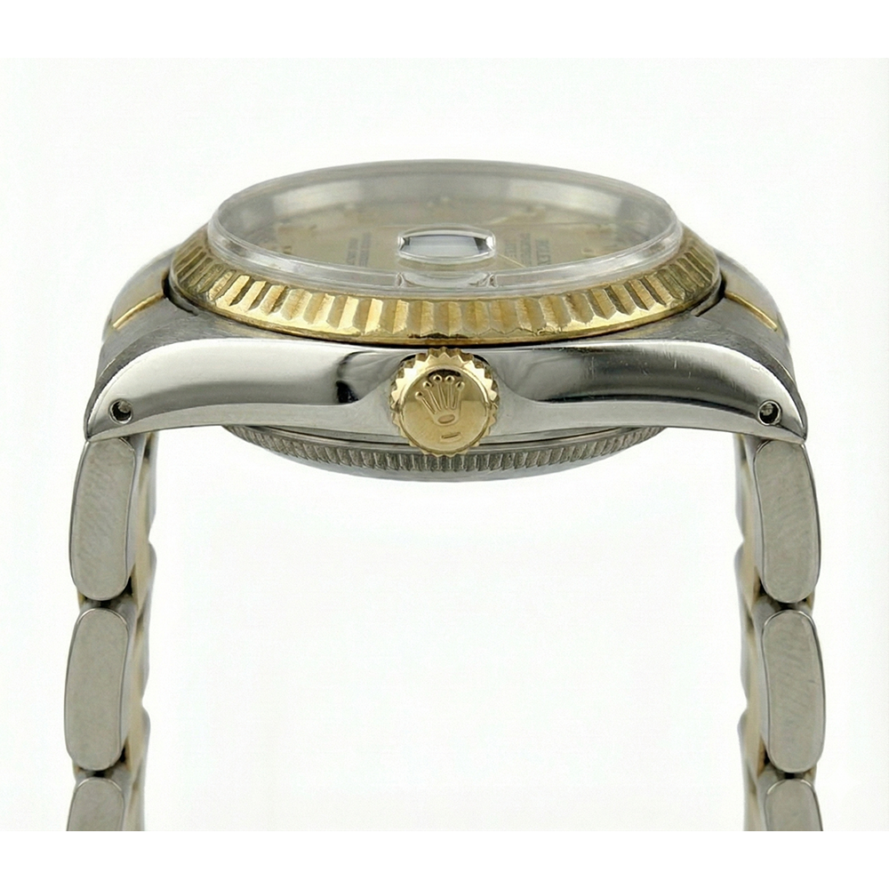 Rolex Date Watch Ladies Rolex Arabic Dial Two Tone