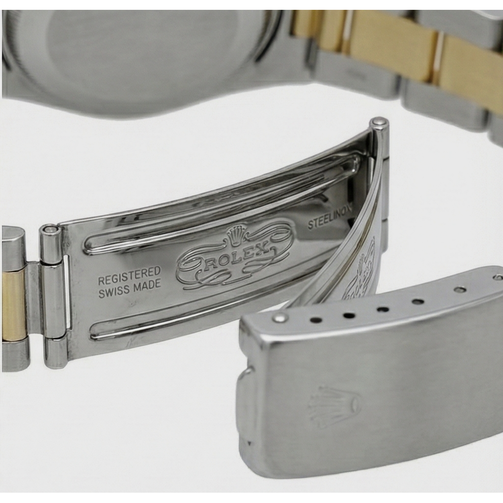 Rolex Date Watch Ladies Rolex Arabic Dial Two Tone