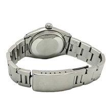 Rolex Date White Mother of Pearl Diamond Dial  34 mm Stainlesss Steel Watch