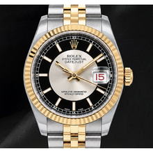 Rolex Datejust 116233 Black Dial 36mm Stainless Steel and Yellow Gold Watch