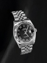 Rolex Datejust 116234 36mm Black Roman Dial Stainless Steel Watch