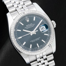 Rolex Datejust 116234 36mm Black Stick Luminous Dial Stainless Steel Watch