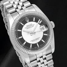 Rolex Datejust 116234 36mm Black Tuxedo Stick Dial Stainless Steel Watch