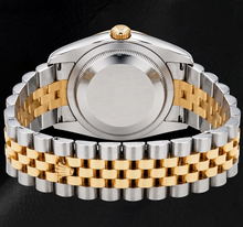 Rolex Datejust 116243 36mm White Floral Arabic Dial Two Tone Watch
