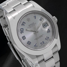 Rolex Datejust 116300 41mm Silver Arabic Dial Stainless Steel Watch