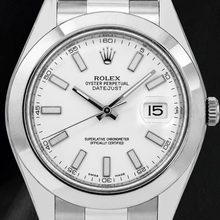 Rolex Datejust 116300 41mm White Stick Dial Stainless Steel Watch