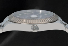 Rolex Datejust 116334 41mm Gray Diamond Dial Stainless Steel Oyster Bracelet Watch