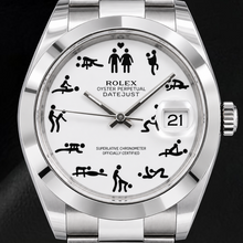 Rolex Datejust 126300 41mm White Custom Dial Stainless Steel Watch