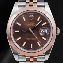Rolex Datejust 126301 Chocolate Stick Dial 41mm Two Tone Watch