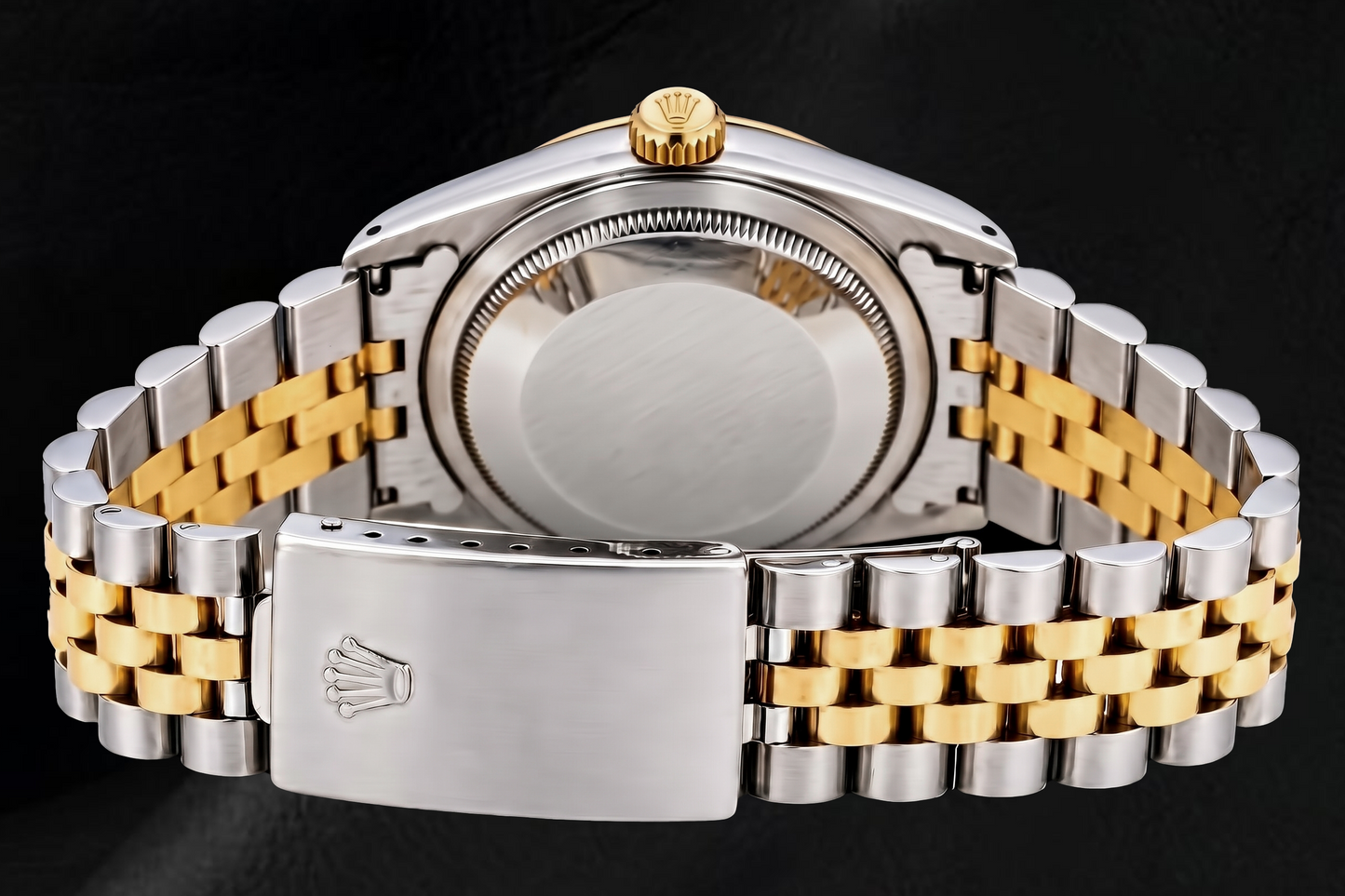 Rolex Datejust 16013 36mm Champagne Jubilee Diamond Dial Two Tone Watch