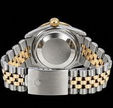 Rolex Datejust 16013 36mm White Mother of Pearl Roman Diamond Dial Two Tone Watch