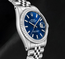 Rolex Datejust 16014 36mm Blue Stick Dial Stainless Steel Watch