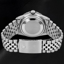 Rolex Datejust 16014 36mm Paved Diamond Roman Dial Stainless Steel